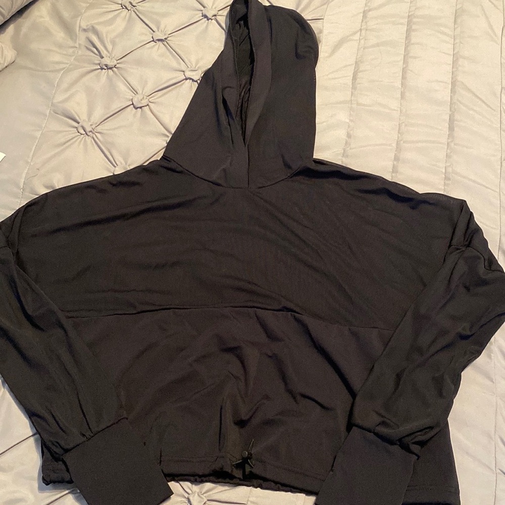 BuffBunny Collection Crop Mesh Hoodie